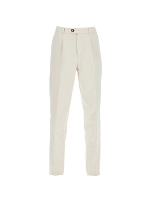 BRUNELLO CUCINELLI-Leisure Fit Pleated Trousers-JOHN JULIA