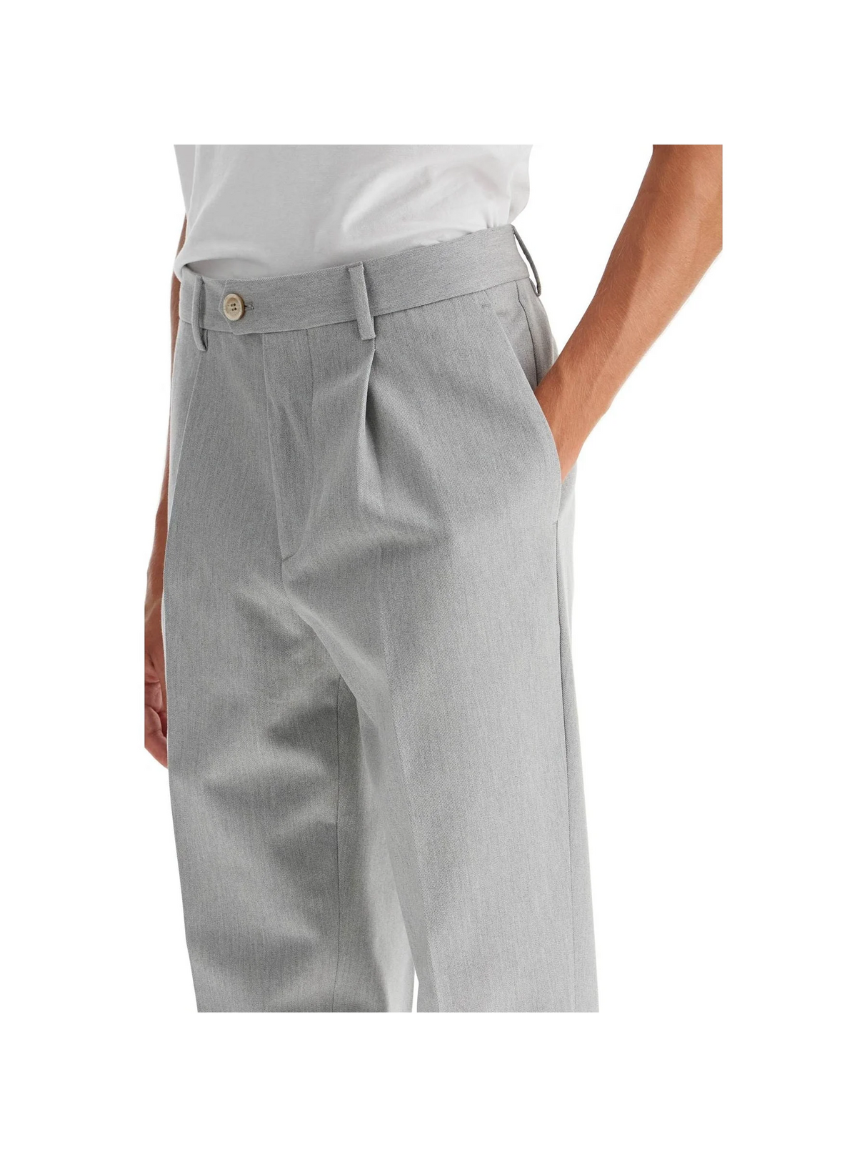 BRUNELLO CUCINELLI-Leisure Fit Pleated Trousers -JOHN JULIA.