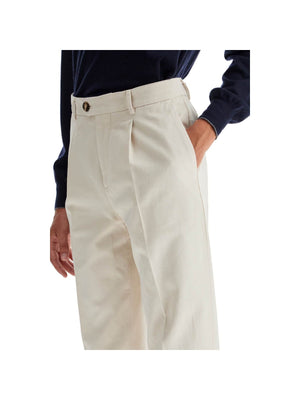 BRUNELLO CUCINELLI-Leisure Fit Pleated Trousers-JOHN JULIA