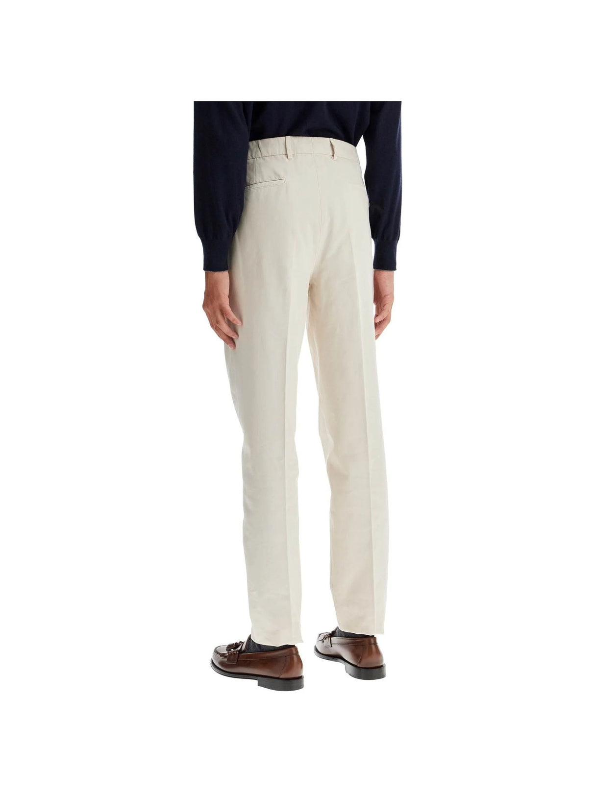 BRUNELLO CUCINELLI-Leisure Fit Pleated Trousers-JOHN JULIA