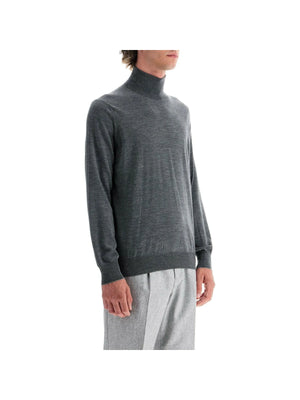 BRUNELLO CUCINELLI-Lightweight Wool and Cashmere Turtleneck Sweater-JOHN JULIA