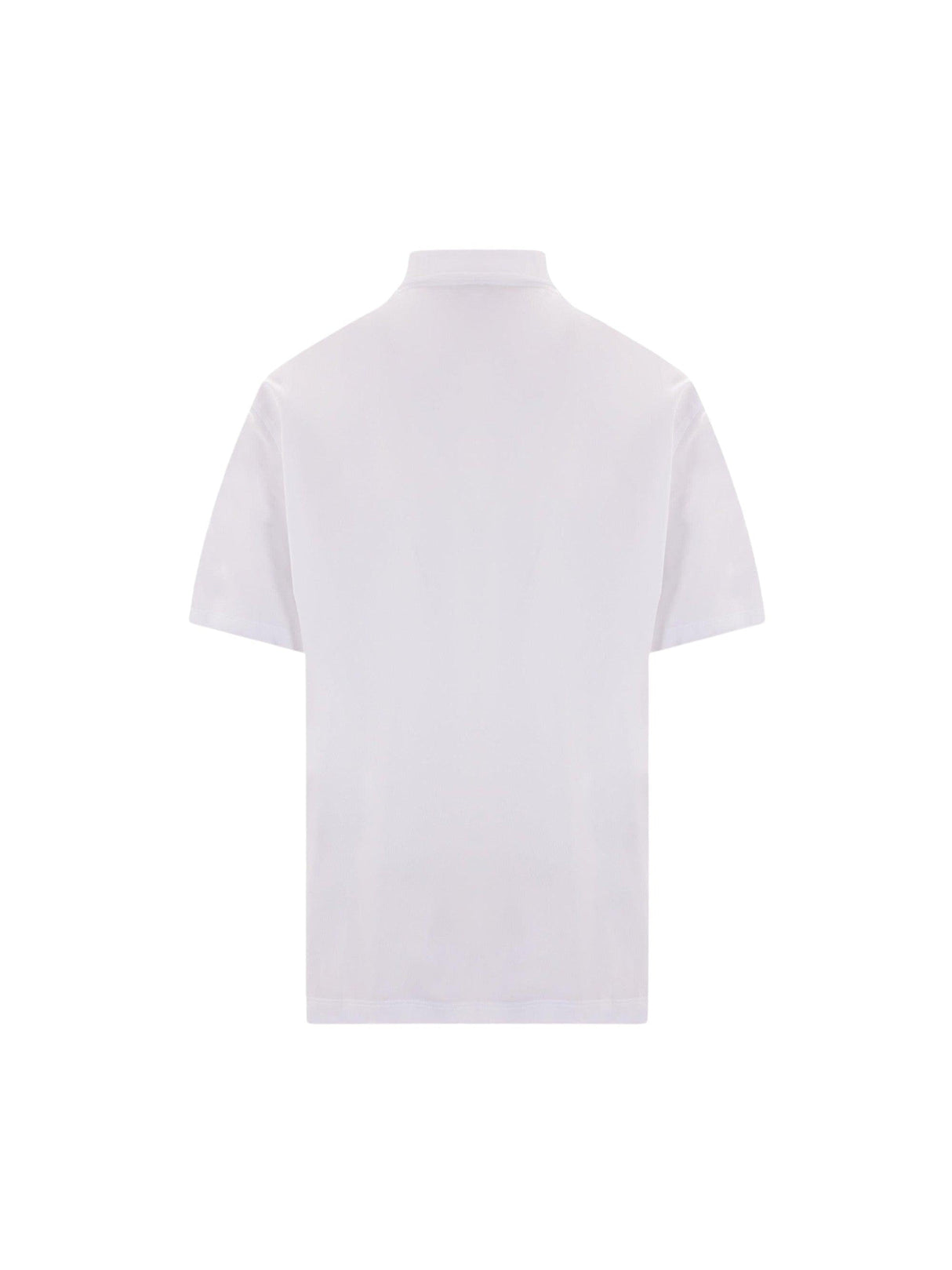 Logo Patch Jersey Polo Shirt-BRUNELLO CUCINELLI-JOHN JULIA