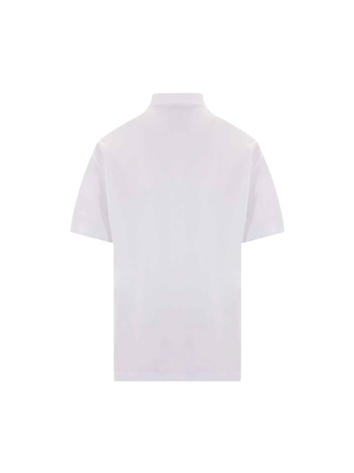 Logo Patch Jersey Polo Shirt-BRUNELLO CUCINELLI-JOHN JULIA