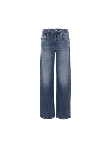 Loose Denim Jeans-BRUNELLO CUCINELLI-JOHN JULIA