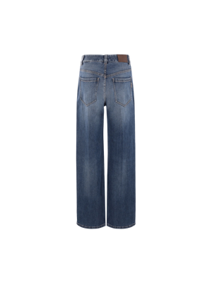 Loose Denim Jeans-BRUNELLO CUCINELLI-JOHN JULIA