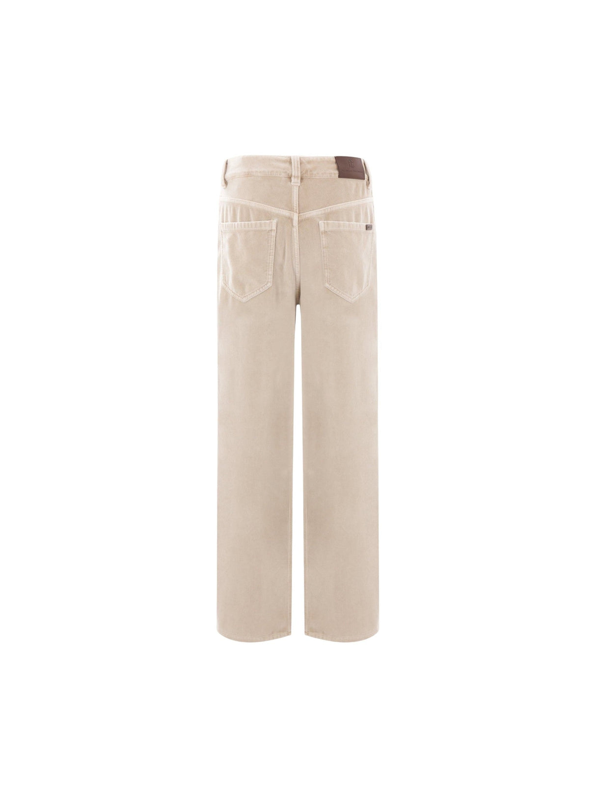 Loose-fit Velvet Trousers-BRUNELLO CUCINELLI-JOHN JULIA