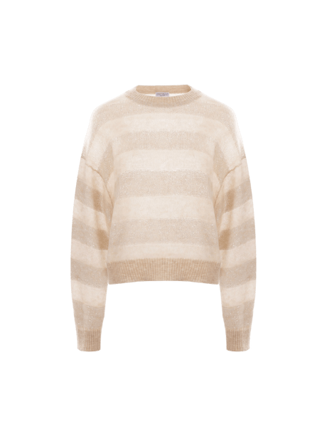 Mohair Wool Sweater-BRUNELLO CUCINELLI-JOHN JULIA