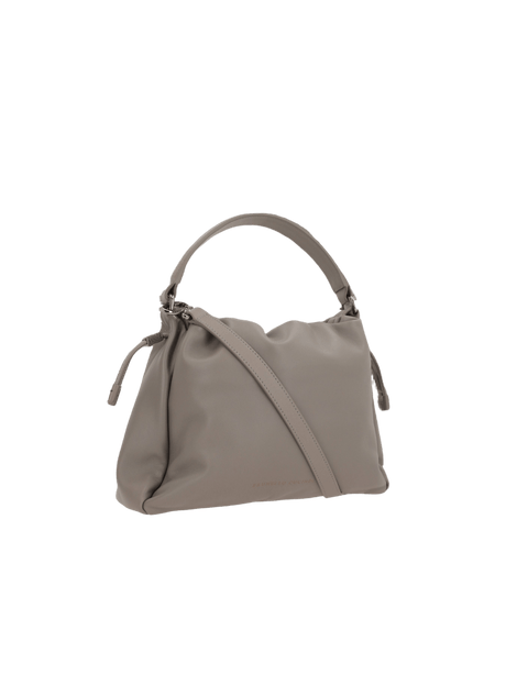 Monili Detail Small Leather Handbag-BRUNELLO CUCINELLI-JOHN JULIA