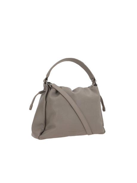 Monili Detail Small Leather Handbag-BRUNELLO CUCINELLI-JOHN JULIA