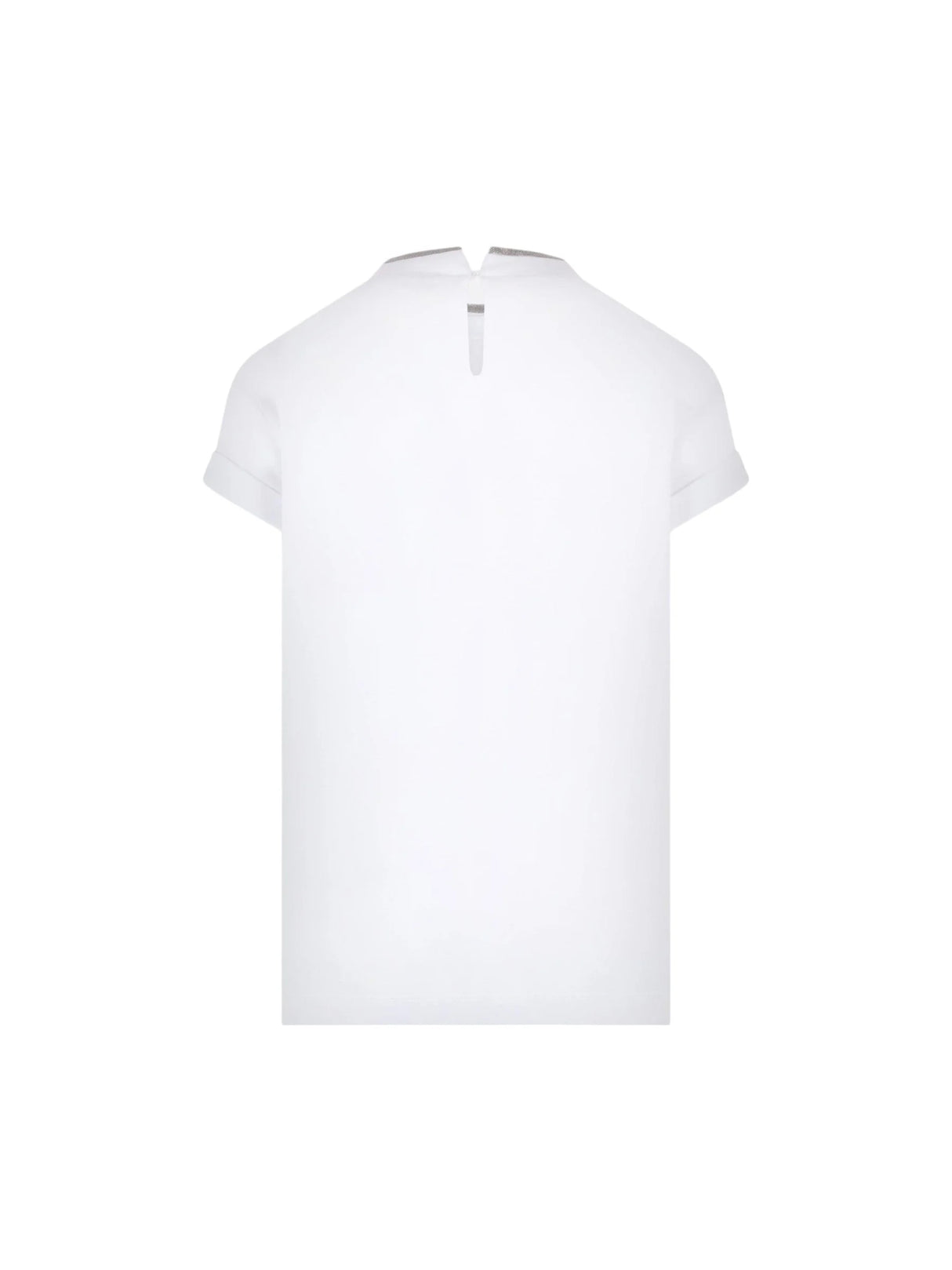 Monili-detailed Cotton T-shirt-BRUNELLO CUCINELLI-JOHN JULIA