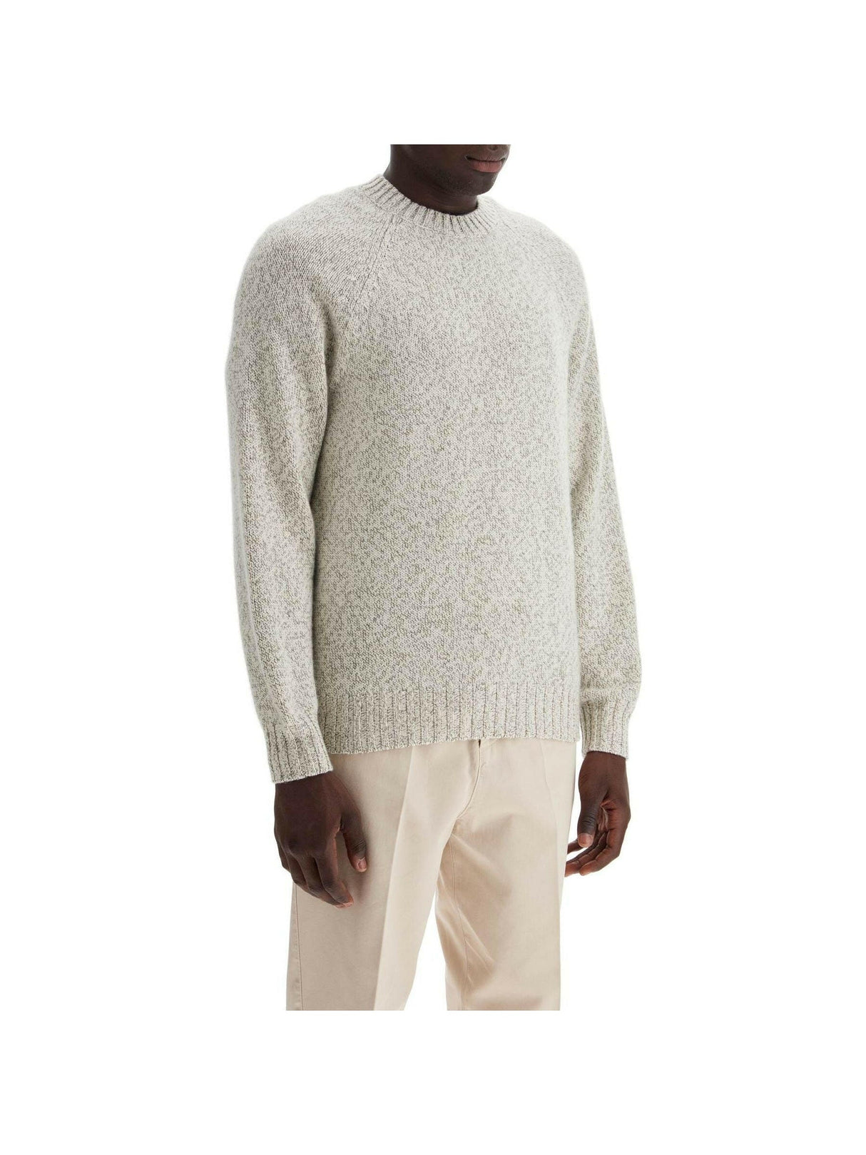 Mouliné Cashmere Sweater.