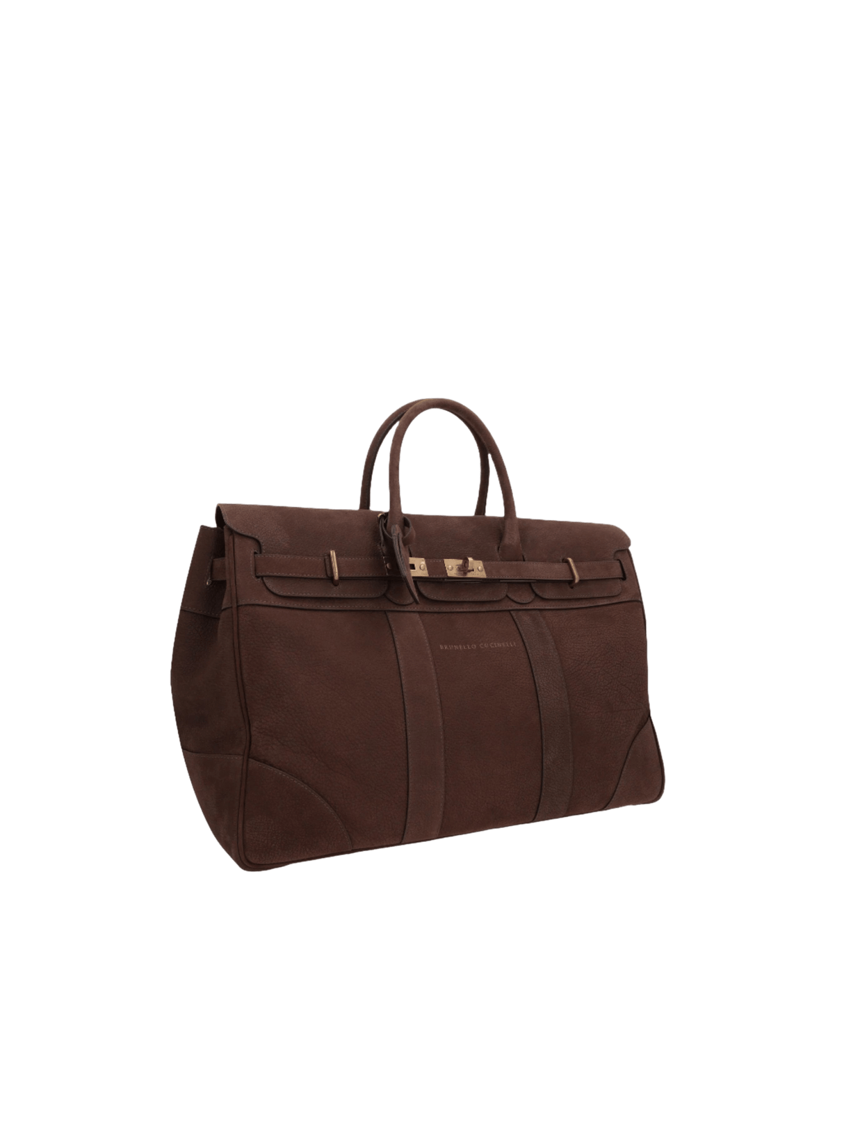 BRUNELLO CUCINELLI-Nabuk Country Weekend Bag-JOHN JULIA