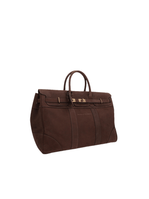 BRUNELLO CUCINELLI-Nabuk Country Weekend Bag-JOHN JULIA