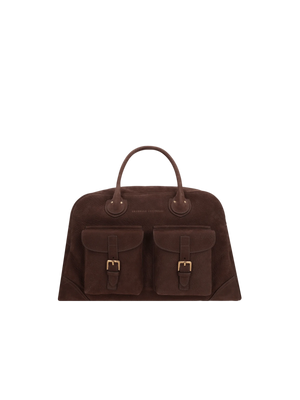 Nabuk Street Weekender Bag-BRUNELLO CUCINELLI-JOHN JULIA