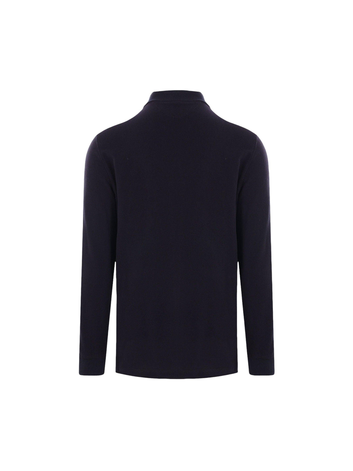 Piquet Long-sleeved Polo Shirt-BRUNELLO CUCINELLI-JOHN JULIA