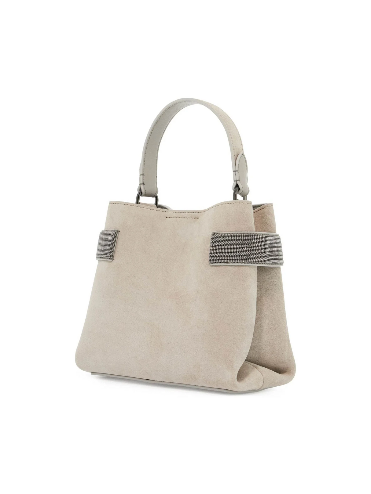 Precious Band Leather Handbag-Brunello Cucinelli-JOHN JULIA