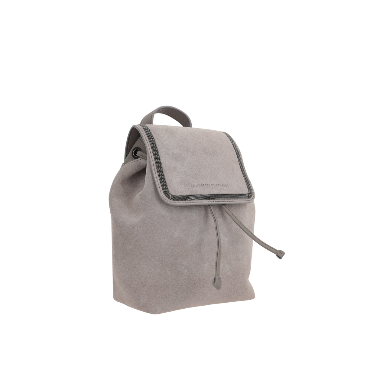 Precious Contour Suede Backpack-BRUNELLO CUCINELLI-JOHN JULIA