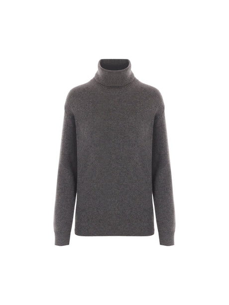 Ribbed Cashmere Turtleneck-BRUNELLO CUCINELLI-JOHN JULIA