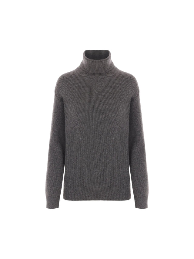 Ribbed Cashmere Turtleneck-BRUNELLO CUCINELLI-JOHN JULIA