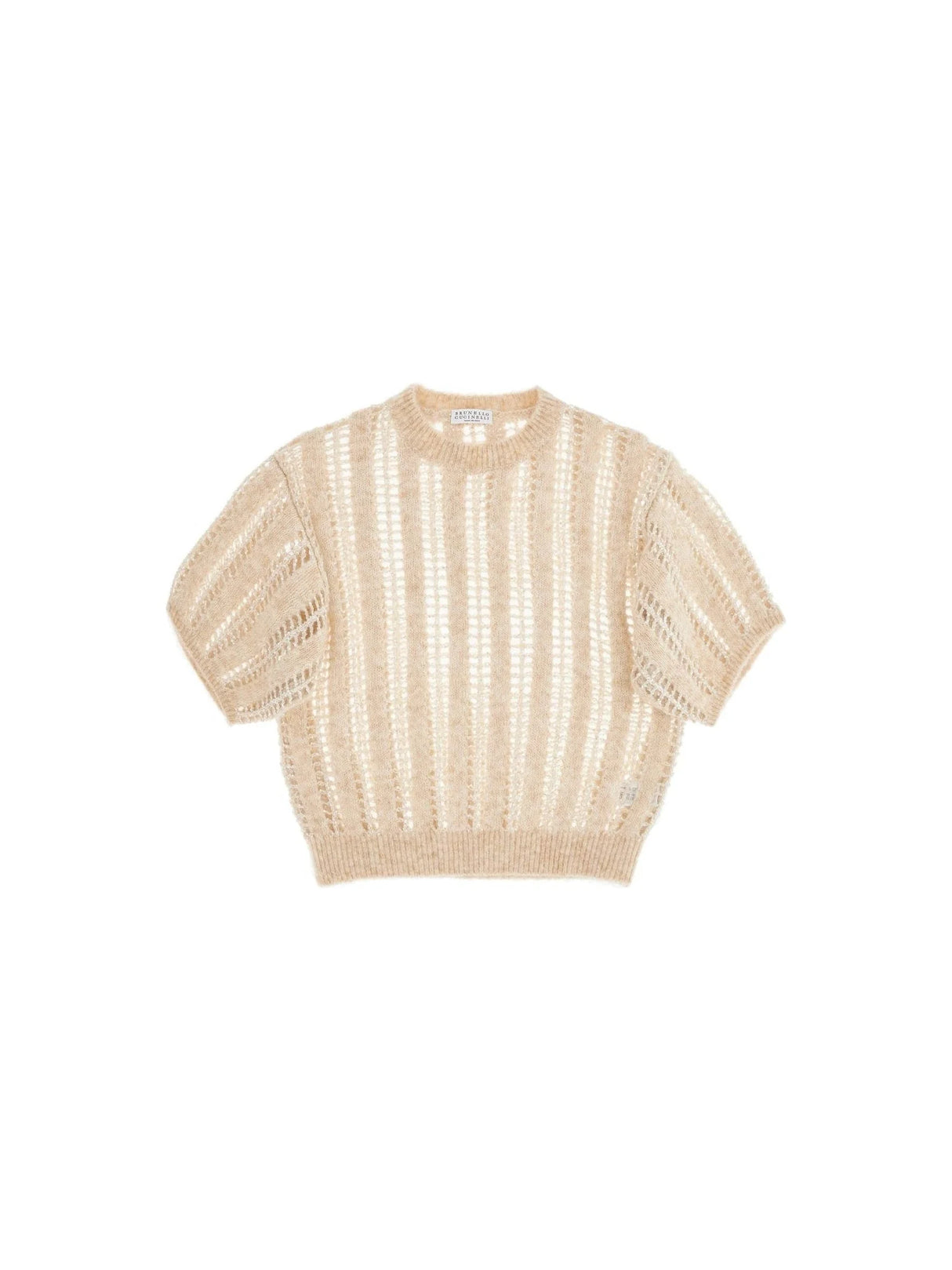 Dazzling Net Short Sleeve Knit