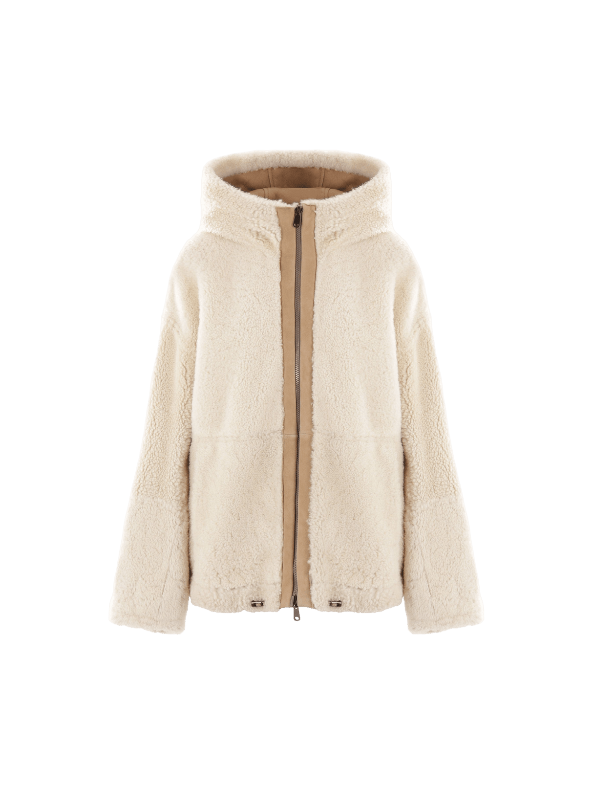 Shearling Reversible Jacket-BRUNELLO CUCINELLI-JOHN JULIA