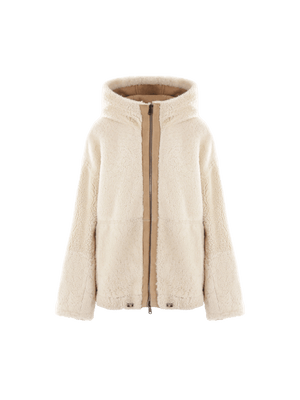 Shearling Reversible Jacket-BRUNELLO CUCINELLI-JOHN JULIA