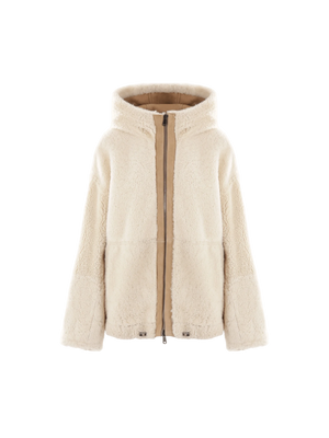 Shearling Reversible Jacket-BRUNELLO CUCINELLI-JOHN JULIA