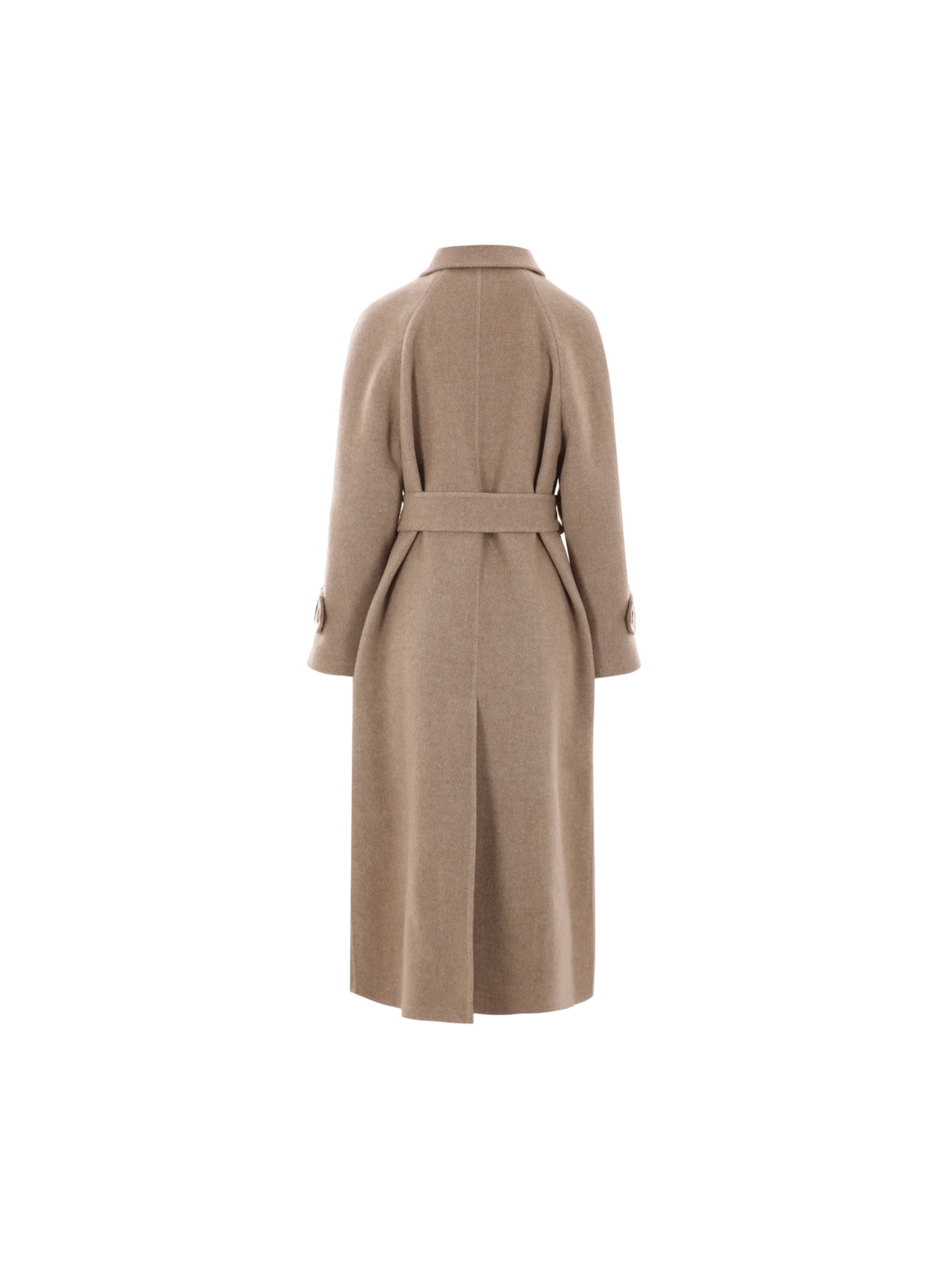 BRUNELLO CUCINELLI-Single-breasted Wool and Cashmere Coat-JOHN JULIA