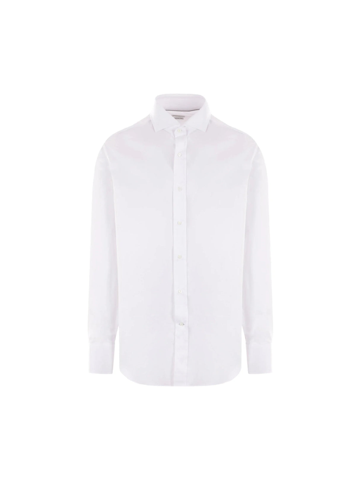 BRUNELLO CUCINELLI-Slim-fit Twill Shirt-JOHN JULIA