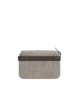 BRUNELLO CUCINELLI-Small Suede Shoulder Bag-JOHN JULIA