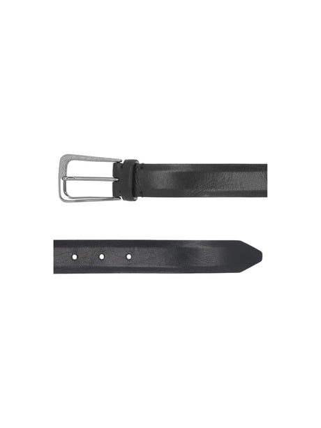 Smooth Leather Belt-BRUNELLO CUCINELLI-JOHN JULIA