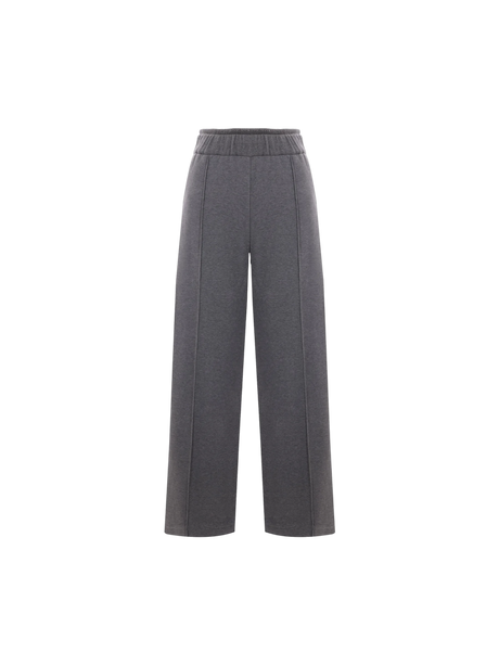 Smooth Terry Baggy Trousers-BRUNELLO CUCINELLI-JOHN JULIA