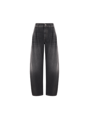 Soft Curved Denim Jeans-BRUNELLO CUCINELLI-JOHN JULIA