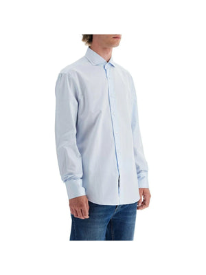 Spread Collar Slim Fit Shirt.