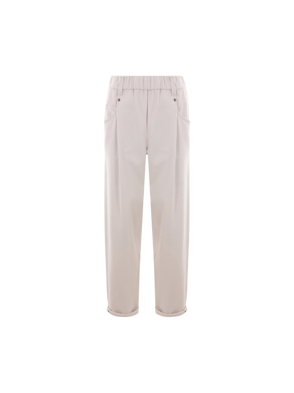 Stretch Baggy Trousers-BRUNELLO CUCINELLI-JOHN JULIA