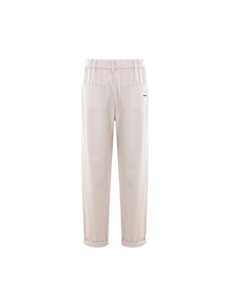 Stretch Baggy Trousers-BRUNELLO CUCINELLI-JOHN JULIA