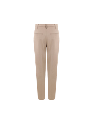 Stretch Cotton Cigarette Trousers-BRUNELLO CUCINELLI-JOHN JULIA