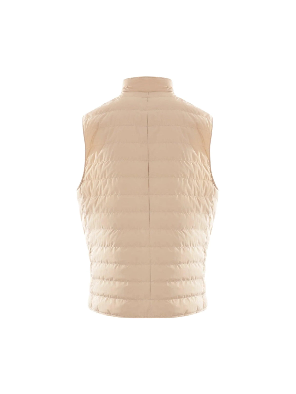 Stretch Nylon Sleeveless Down Jacket-BRUNELLO CUCINELLI-JOHN JULIA