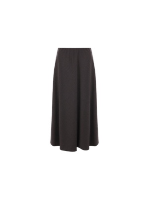 Stretch Wool Twill Skirt-BRUNELLO CUCINELLI-JOHN JULIA