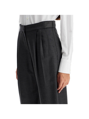 Stretch Wool Twill Tailored Trousers