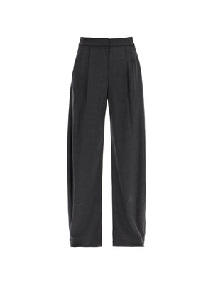 Stretch Wool Twill Tailored Trousers