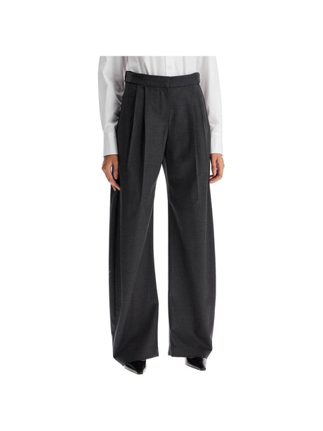 Stretch Wool Twill Tailored Trousers