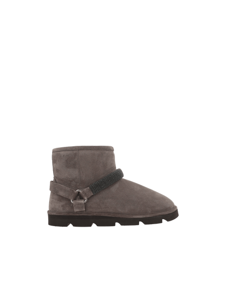 Suede Ankle Boots-BRUNELLO CUCINELLI-JOHN JULIA