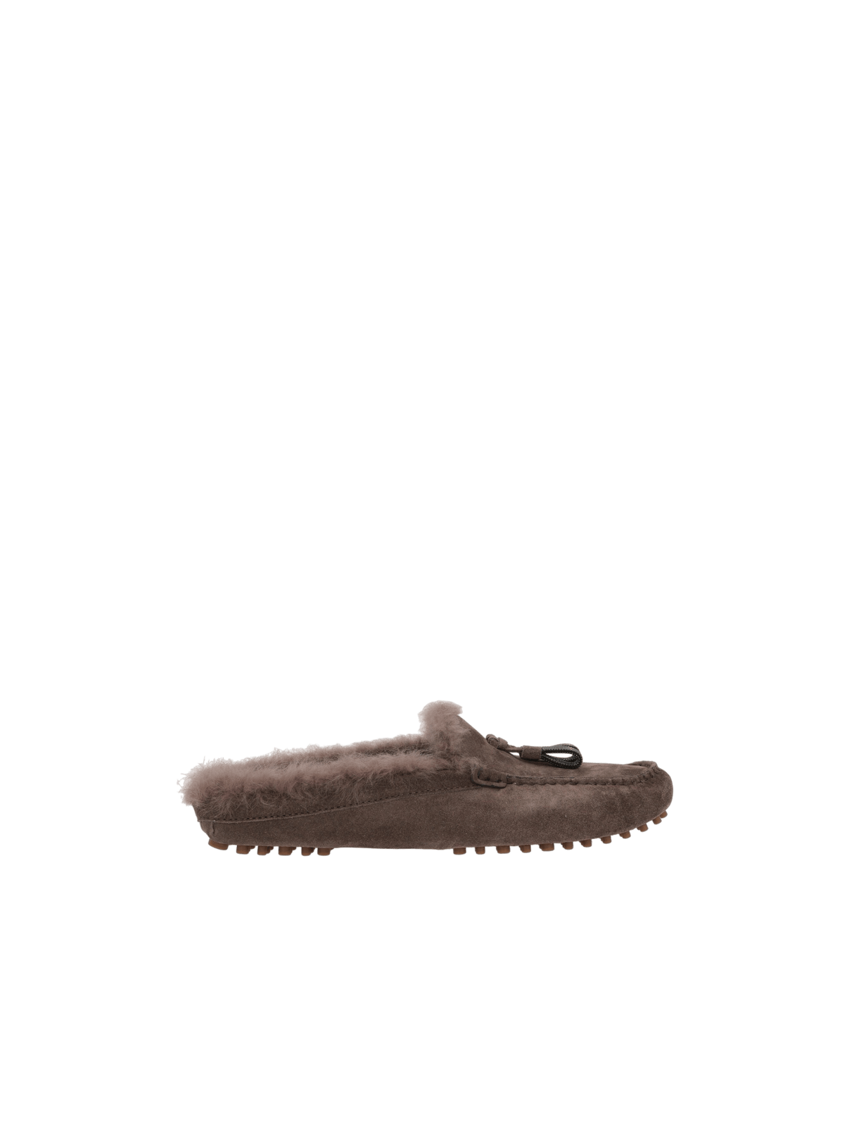 BRUNELLO CUCINELLI-Suede Flat Mules-JOHN JULIA