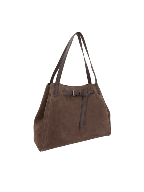 Suede Handbag-BRUNELLO CUCINELLI-JOHN JULIA