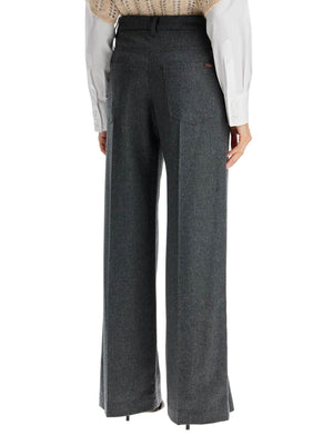 Tailored Flannel Trousers For