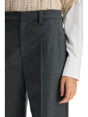 Tailored Flannel Trousers For