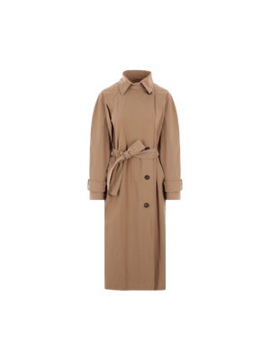 Techno Canvas Trench Coat-BRUNELLO CUCINELLI-JOHN JULIA