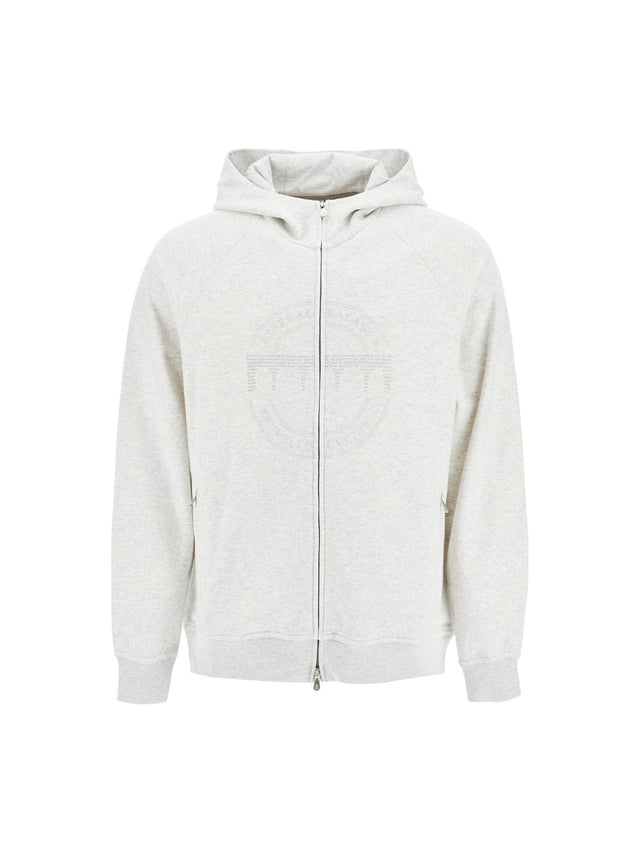 Cotton Techno Hoodie With Hood