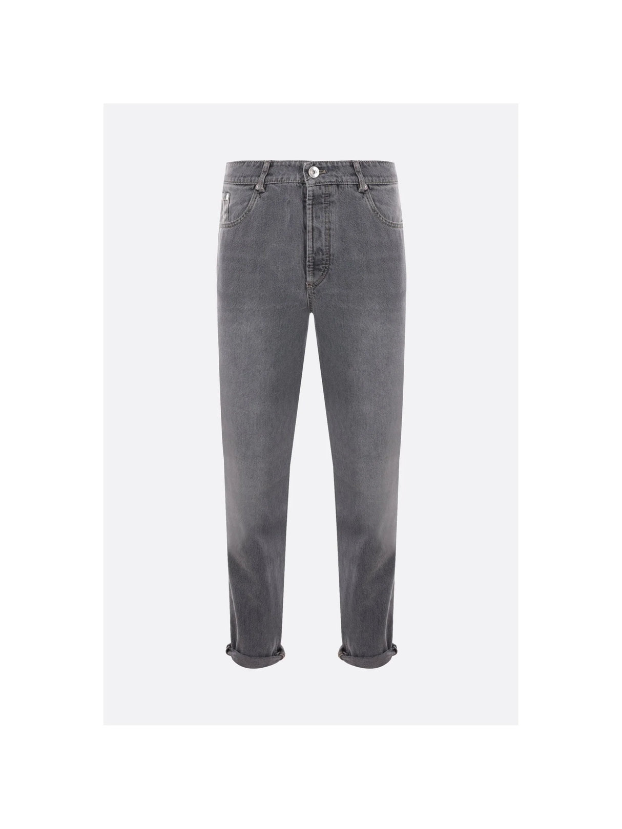 Traditional-fit Denim Jeans-BRUNELLO CUCINELLI-JOHN JULIA